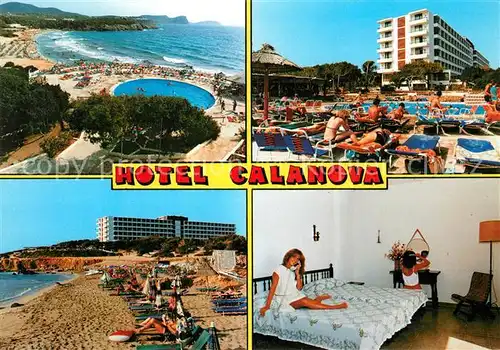 AK / Ansichtskarte Es_Cana Hotel Calanova Pool Strand Zimmer Es_Cana