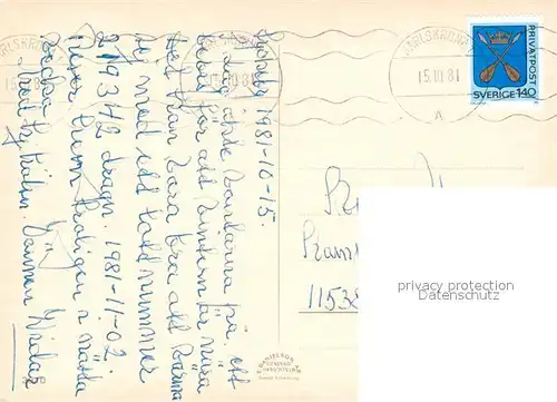 AK / Ansichtskarte Blekinge Panoramakarte Blekinge