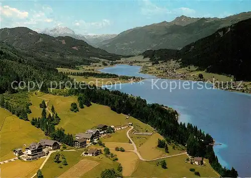 AK / Ansichtskarte Weissensee_Kaernten Naggl Fliegeraufnahme Weissensee Kaernten
