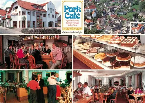 AK / Ansichtskarte Groenenbach_Bad Park Cafe Gastraeume Theke Tanzflaeche Groenenbach_Bad