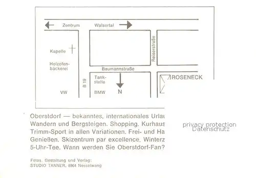 AK / Ansichtskarte Oberstdorf Panorama Haus Roseneck Gastraeume Oberstdorf