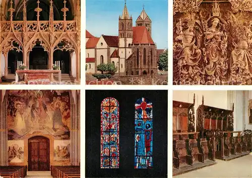 AK / Ansichtskarte Breisach_Rhein St Stephans Muenster Inneres Teilansichten Breisach Rhein