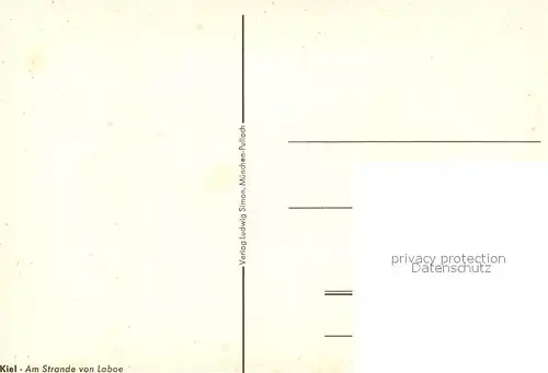 AK / Ansichtskarte Kiel Am Strand von Laboe Kiel