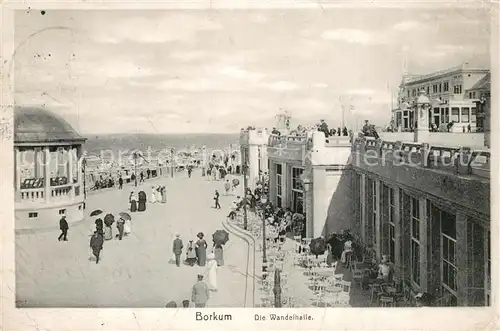 AK / Ansichtskarte Borkum_Nordseebad Die Wandelhalle Borkum_Nordseebad