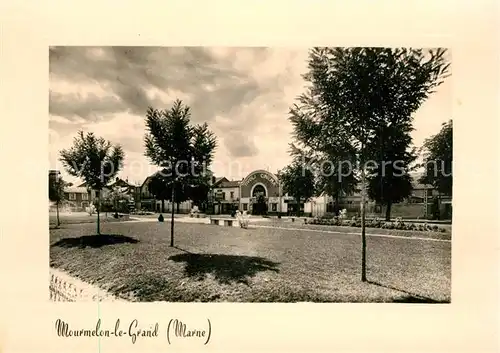 AK / Ansichtskarte Mourmelon le Grand Cinema Tivoli avec le Jardin Public Kino Mourmelon le Grand
