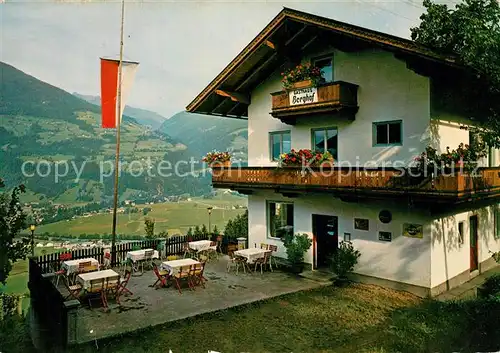 AK / Ansichtskarte Kaltenbach_Tirol Gasthaus Berghof Blick auf Gattererberg und Merzengrund Zillertal Kaltenbach Tirol