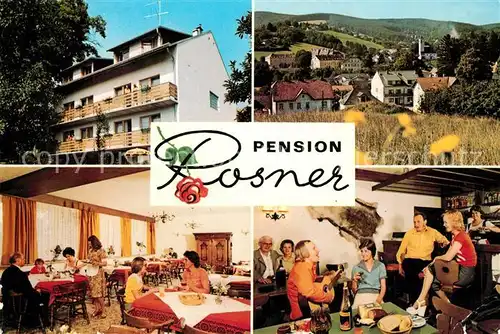 AK / Ansichtskarte Gablitz Pension Rosner Gaststaette Hausmusik Panorama Gablitz