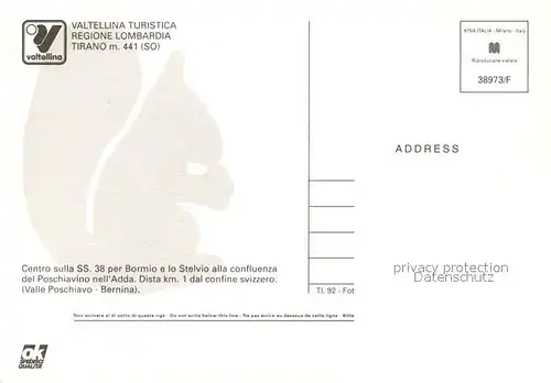 AK / Ansichtskarte Tirano Teilansicht Tirano