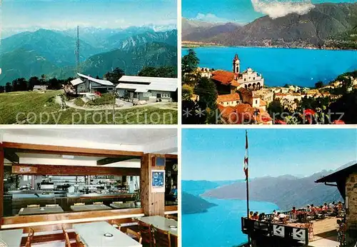 AK / Ansichtskarte Locarno_Lago_Maggiore Ristorante Cardada Cimetta Details Locarno_Lago_Maggiore