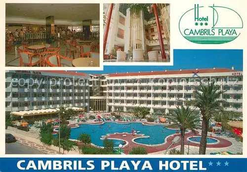 AK / Ansichtskarte Cambrils Hotel Cambrils Playa Speisesaal Foyer Pool Cambrils