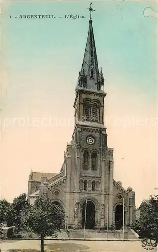 AK / Ansichtskarte Argenteuil_Val_d_Oise Eglise Argenteuil_Val_d_Oise