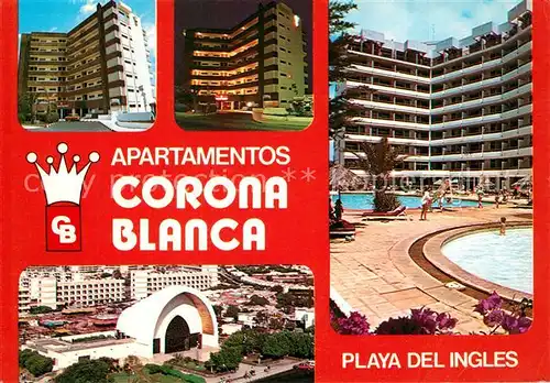 AK / Ansichtskarte Playa_del_Ingles Apartamentos Corona Blanca Playa_del_Ingles