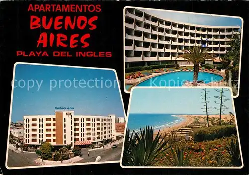 AK / Ansichtskarte Playa_del_Ingles Apartamentos Buenos Aires Playa_del_Ingles