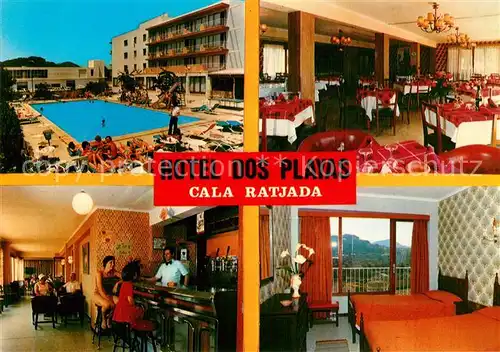 AK / Ansichtskarte Cala_Ratjada_Mallorca Hotel dos Playas Cala_Ratjada_Mallorca