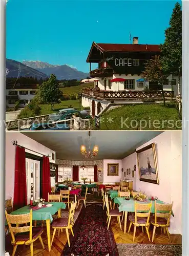 AK / Ansichtskarte Reit_Winkl Alpenhof Cafe Restaurant Pension Reit_Winkl