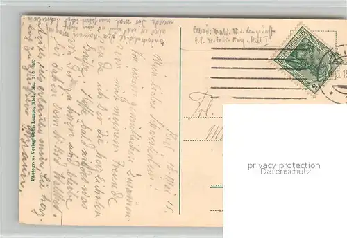 AK / Ansichtskarte Kiel Schlossgarten Kiel