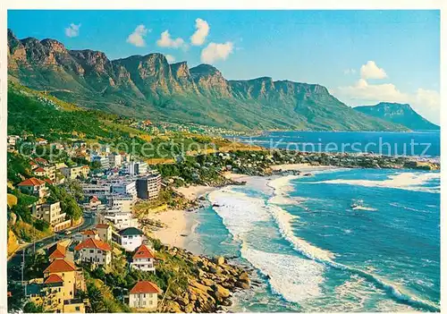 AK / Ansichtskarte Clifton_Cape_Town Beach for worshippers and the Twelve Apostles Clifton_Cape_Town