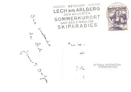 AK / Ansichtskarte Lech_Vorarlberg Teilansicht Lech Vorarlberg