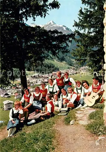 AK / Ansichtskarte St_Anton_Arlberg Volkstumsgruppe Die Lustigen Arlberger St_Anton_Arlberg