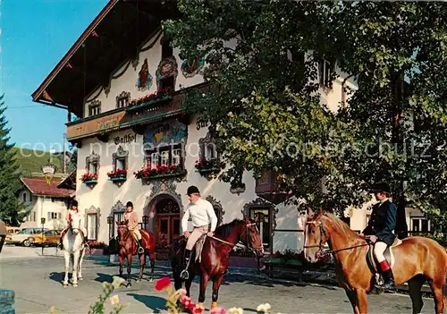 AK / Ansichtskarte Koessen_Tirol Gasthof Post Reiter Koessen Tirol