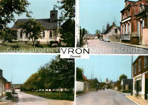 AK / Ansichtskarte Vron Teilansichten Strassenpartie Kirche Vron