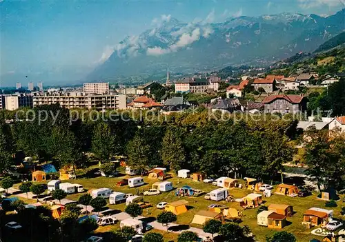 AK / Ansichtskarte Albertville_Savoie Panorama Terrain de camping et les Alpes Albertville_Savoie