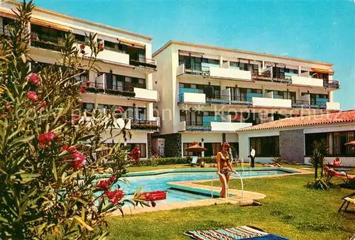 AK / Ansichtskarte Torremolinos Hostal Los Jazmines Piscina Torremolinos