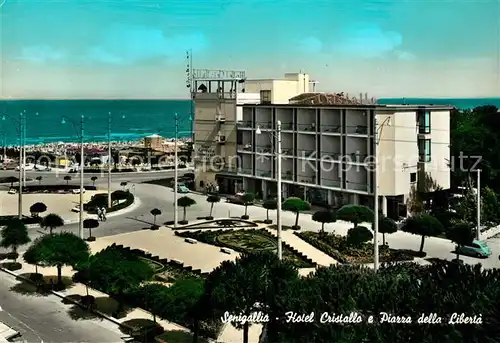 AK / Ansichtskarte Senigallia Hotel Cristallo e Piazza della Liberta Freiheitsplatz Senigallia