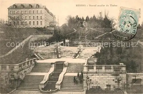 AK / Ansichtskarte Rennes_Ille et Vilaine Nouvel escalier du Thabor 