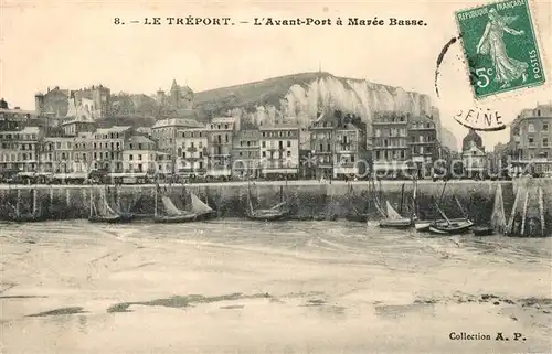 AK / Ansichtskarte Le_Treport Avant Port a Maree Basse Le_Treport