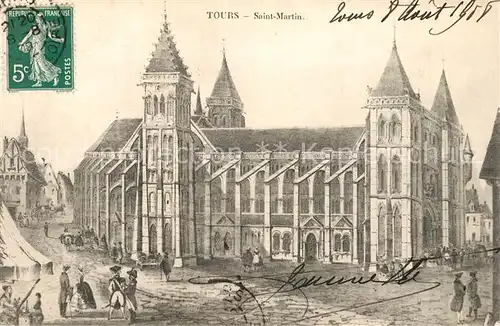 AK / Ansichtskarte Tours_Indre et Loire Saint Martin Tours Indre et Loire
