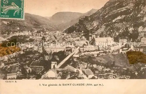 AK / Ansichtskarte Saint Claude_Jura Vue generale Saint Claude_Jura