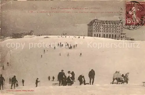 AK / Ansichtskarte Luchon_Superbagneres La Plateau pendant les Sports d hiver 