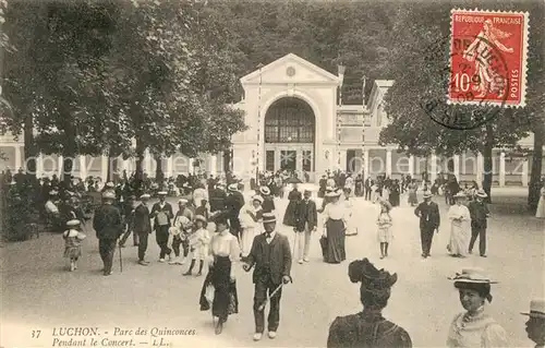 AK / Ansichtskarte Luchon_Superbagneres Parc des Quinconces Pendant le Concert 