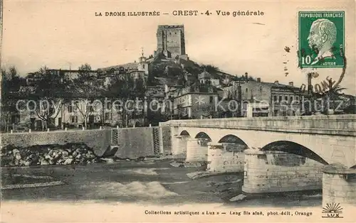 AK / Ansichtskarte Crest Vue generale Crest
