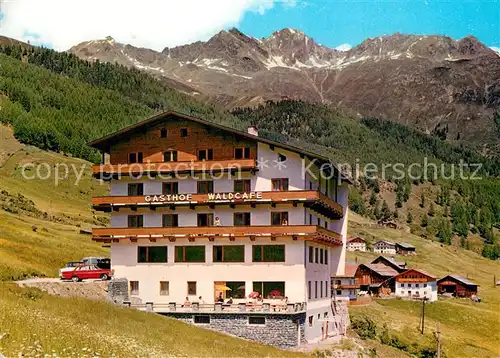 AK / Ansichtskarte Innerwald_Soelden Gasthof Pension Waldcafe oetztaler Alpen Innerwald Soelden