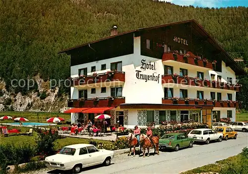 AK / Ansichtskarte Ried_Tirol Sporthotel Truyenhof Reiten Ried_Tirol