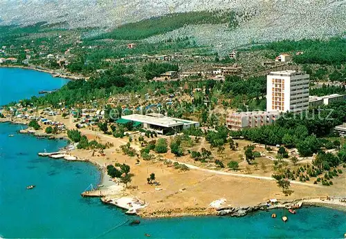 AK / Ansichtskarte Paklenica_Starigrad Strand Hotels Ferienanlage Fliegeraufnahme 