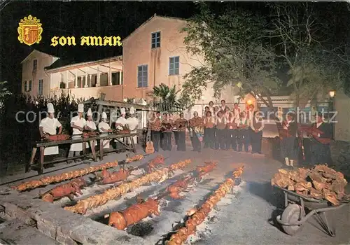 AK / Ansichtskarte Bunola_Mallorca Predio Son Amar Barbecue Bunola_Mallorca