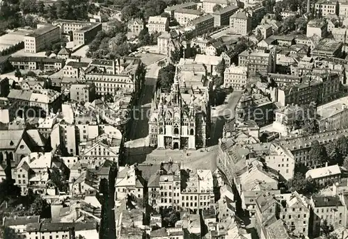 AK / Ansichtskarte Liberec Letecky pohled Stadtzentrum Fliegeraufnahme Liberec