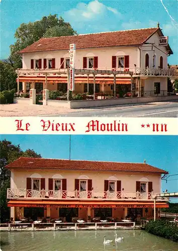 AK / Ansichtskarte Pont Saint Esprit Hotel Restauran Le Vieux Moulin Pont Saint Esprit
