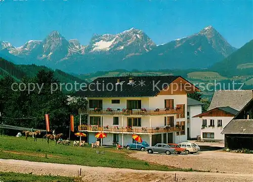 AK / Ansichtskarte Windischgarsten Gasthof Pension Sperl Alpenpanorama Windischgarsten