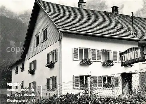 AK / Ansichtskarte Braz Pension Herbert Vonbank Braz