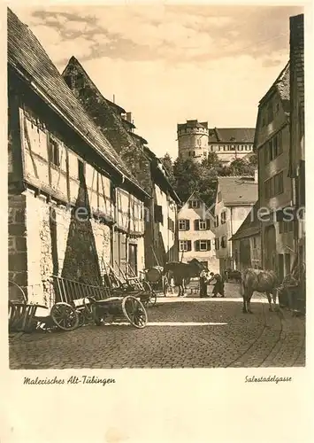 AK / Ansichtskarte Alt_Tuebingen Salzstadelgasse 