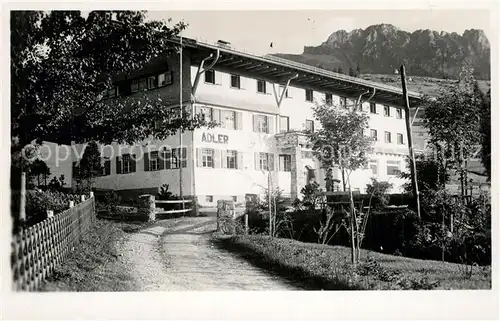 AK / Ansichtskarte Jungholz_Tirol Hotel Adler Alpen Jungholz Tirol