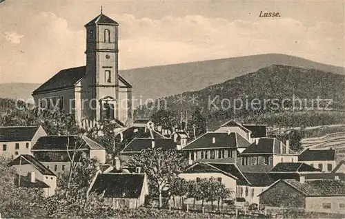 AK / Ansichtskarte Lusse Vue du village avec l eglise Lusse
