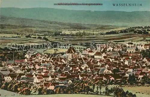 AK / Ansichtskarte Wasselnheim Panorama Wasselnheim