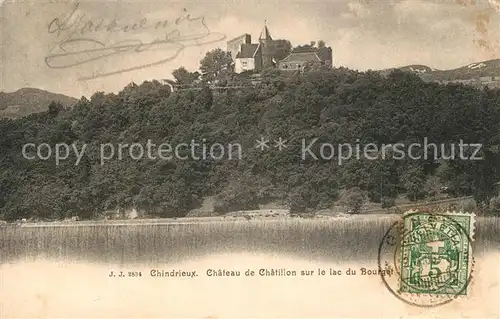 AK / Ansichtskarte Chindrieux Chateau de Chatillon sur le lac du Bourget Chindrieux