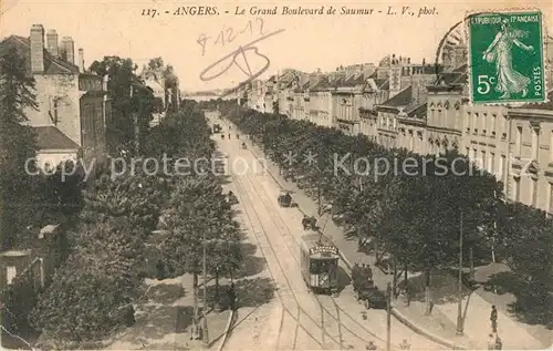 AK / Ansichtskarte Angers Grand Boulevard de Saumur Angers
