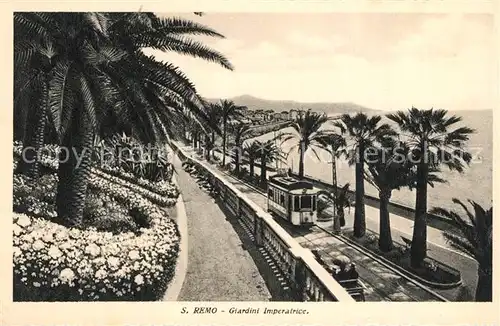 AK / Ansichtskarte San_Remo Giardini Imperatrice San_Remo